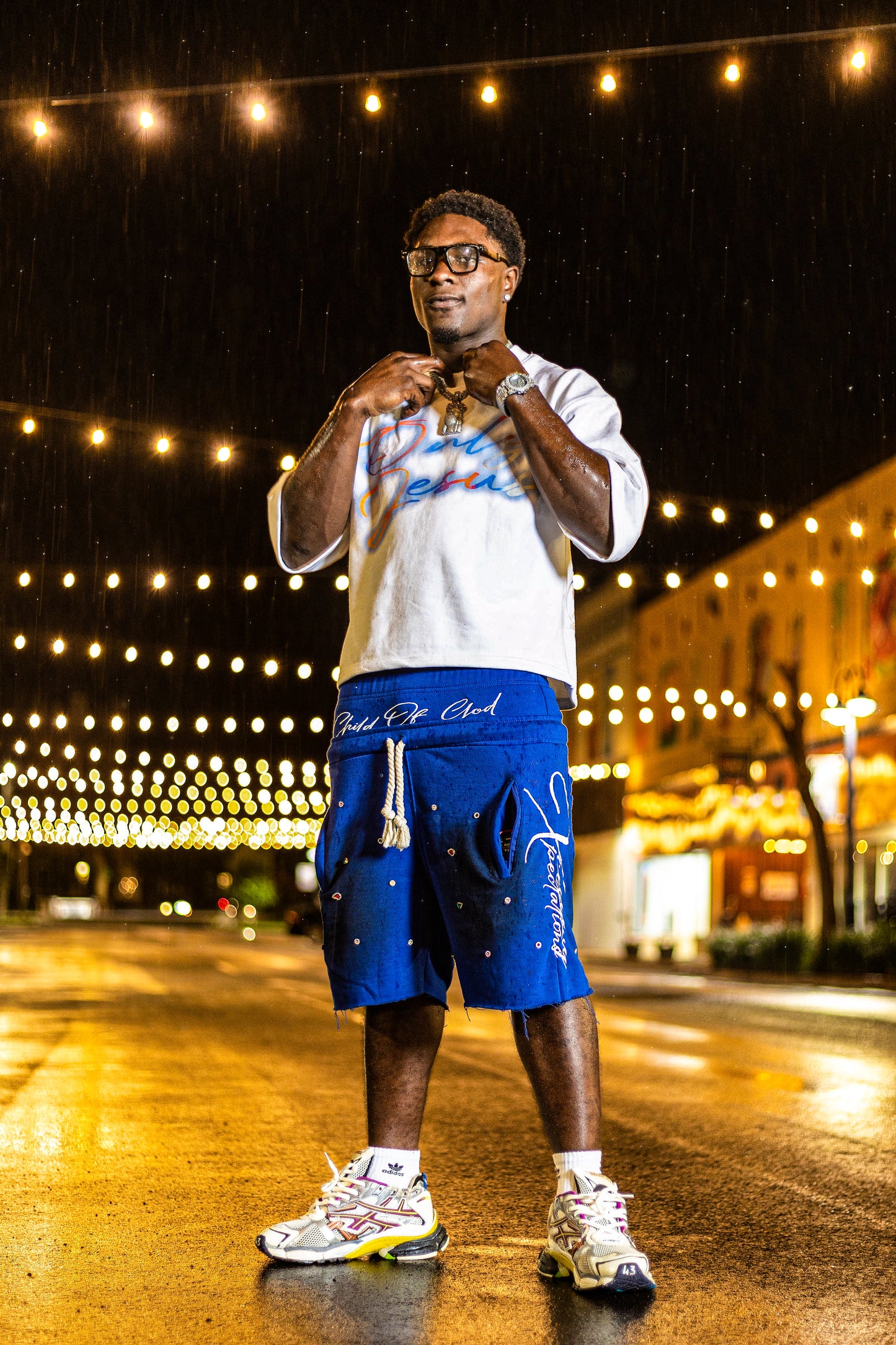 “Free Indeed” Double Waisted Shorts