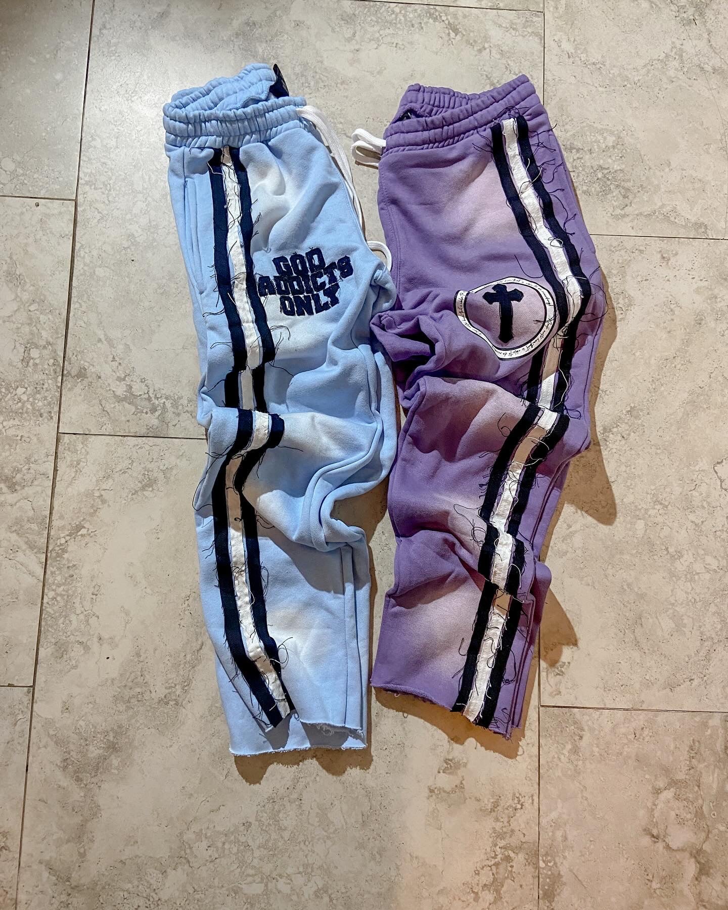 “GOD ADDICTS ONLY” SWEATPANTS