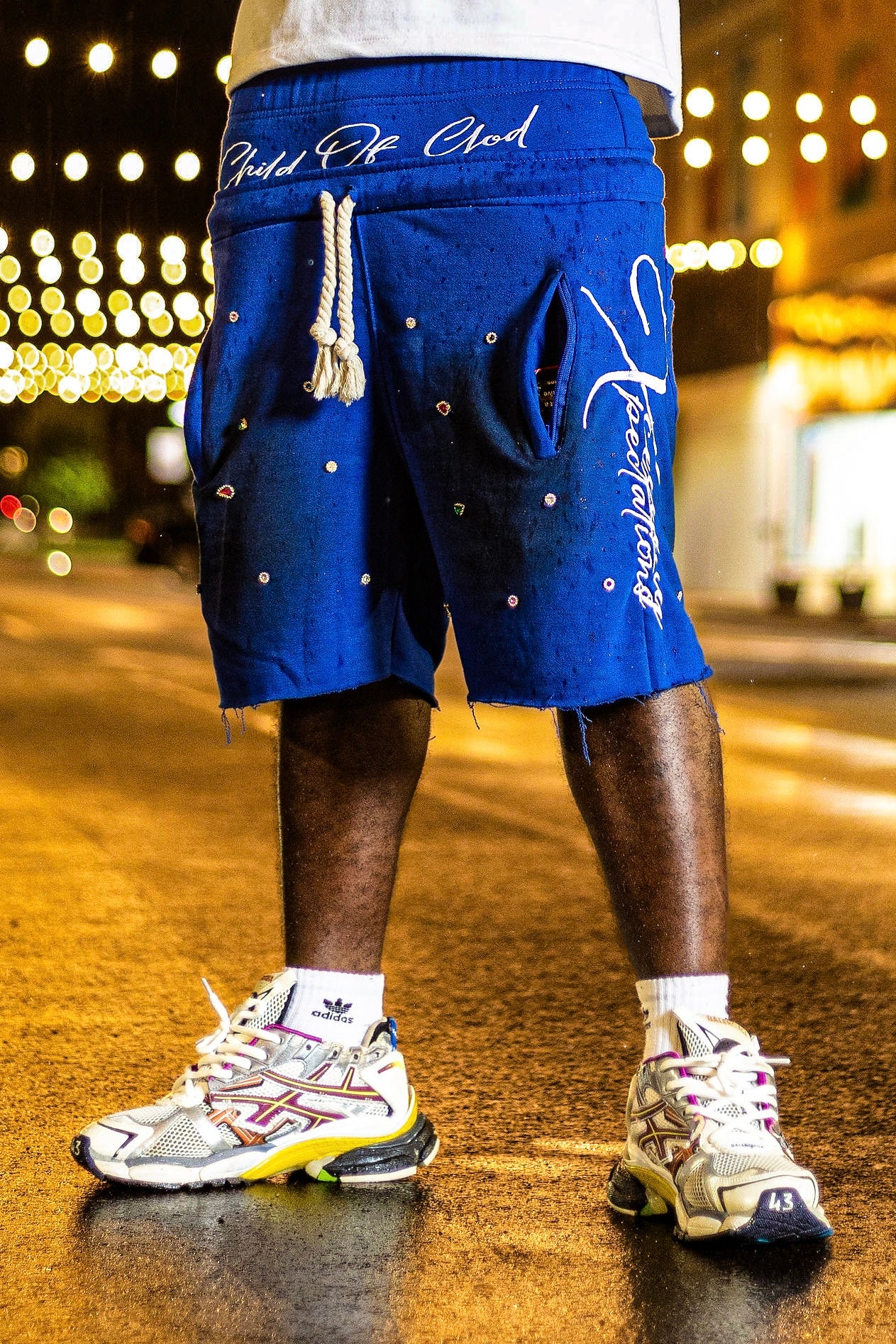 “Free Indeed” Double Waisted Shorts