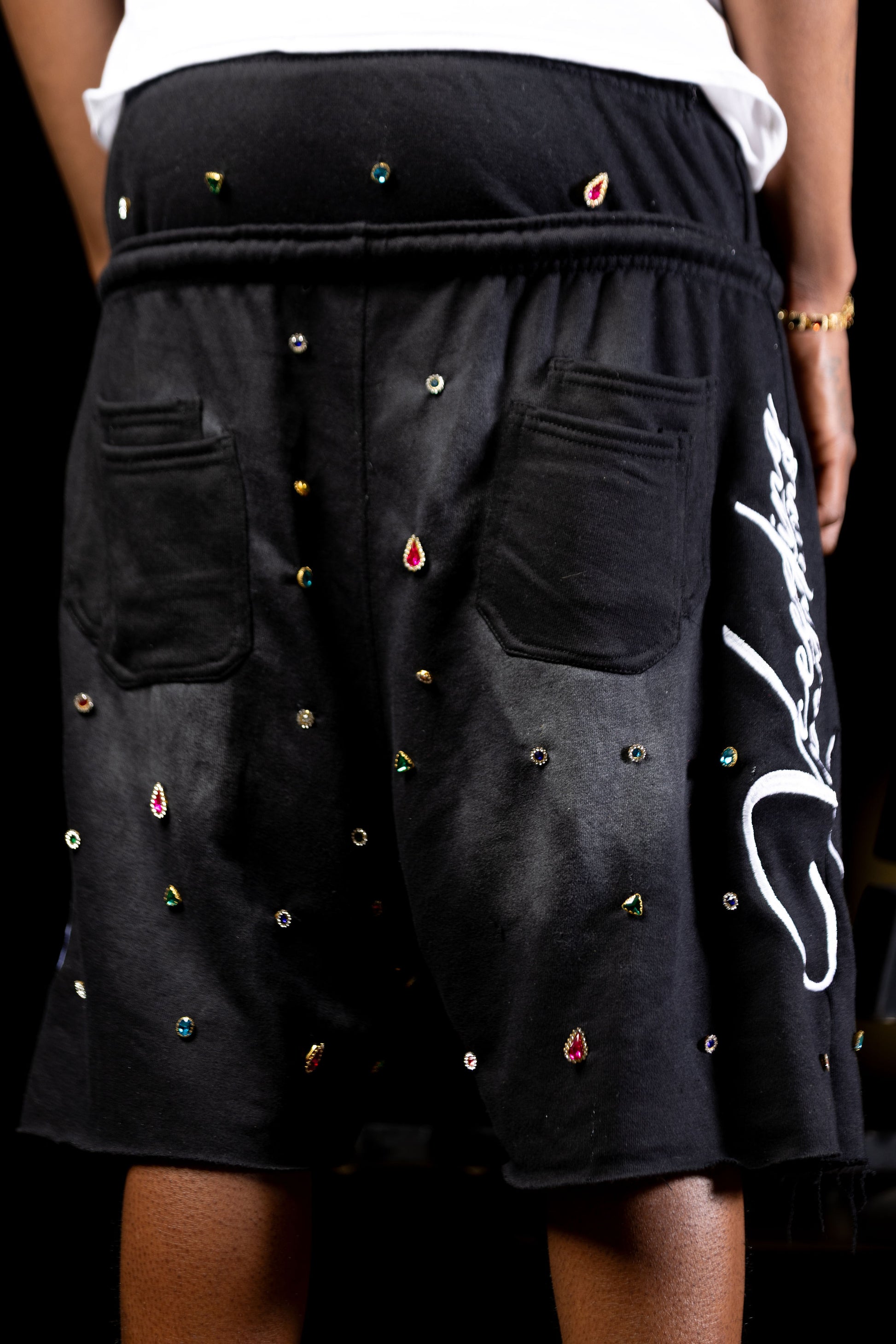 Double Waisted Xceeding Xpectations Gemstones Shorts