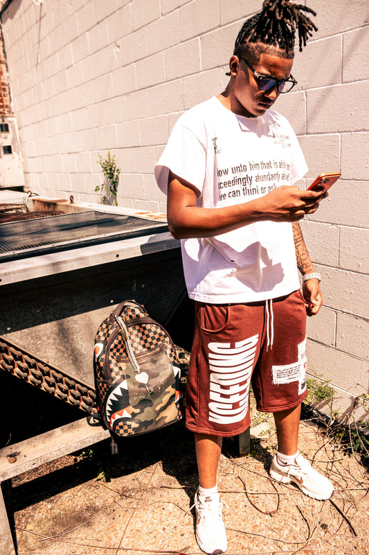 Mocha Brown “Testimony” Shorts