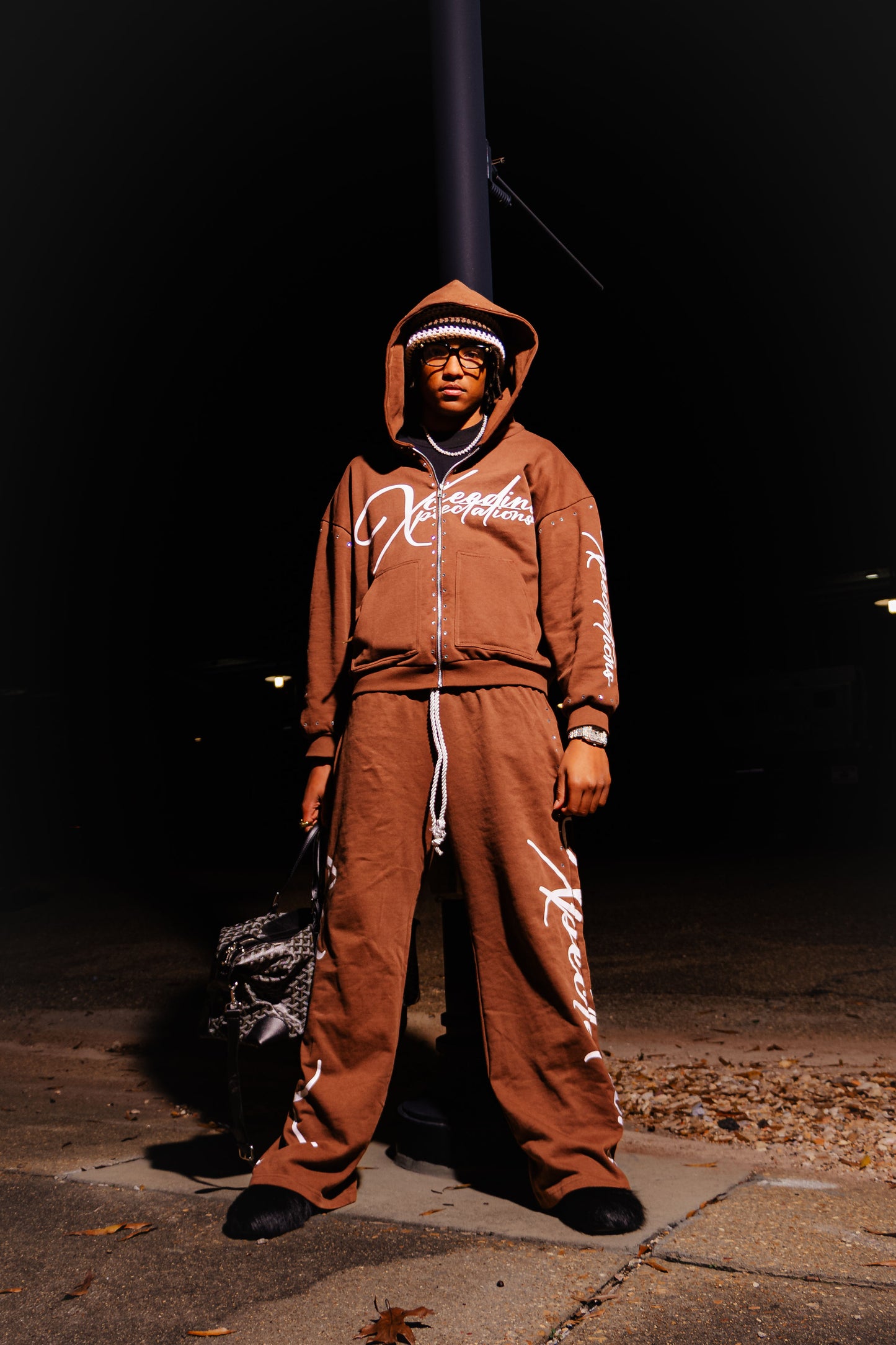 XCEEDING XPECTATIONS JACKET BROWN