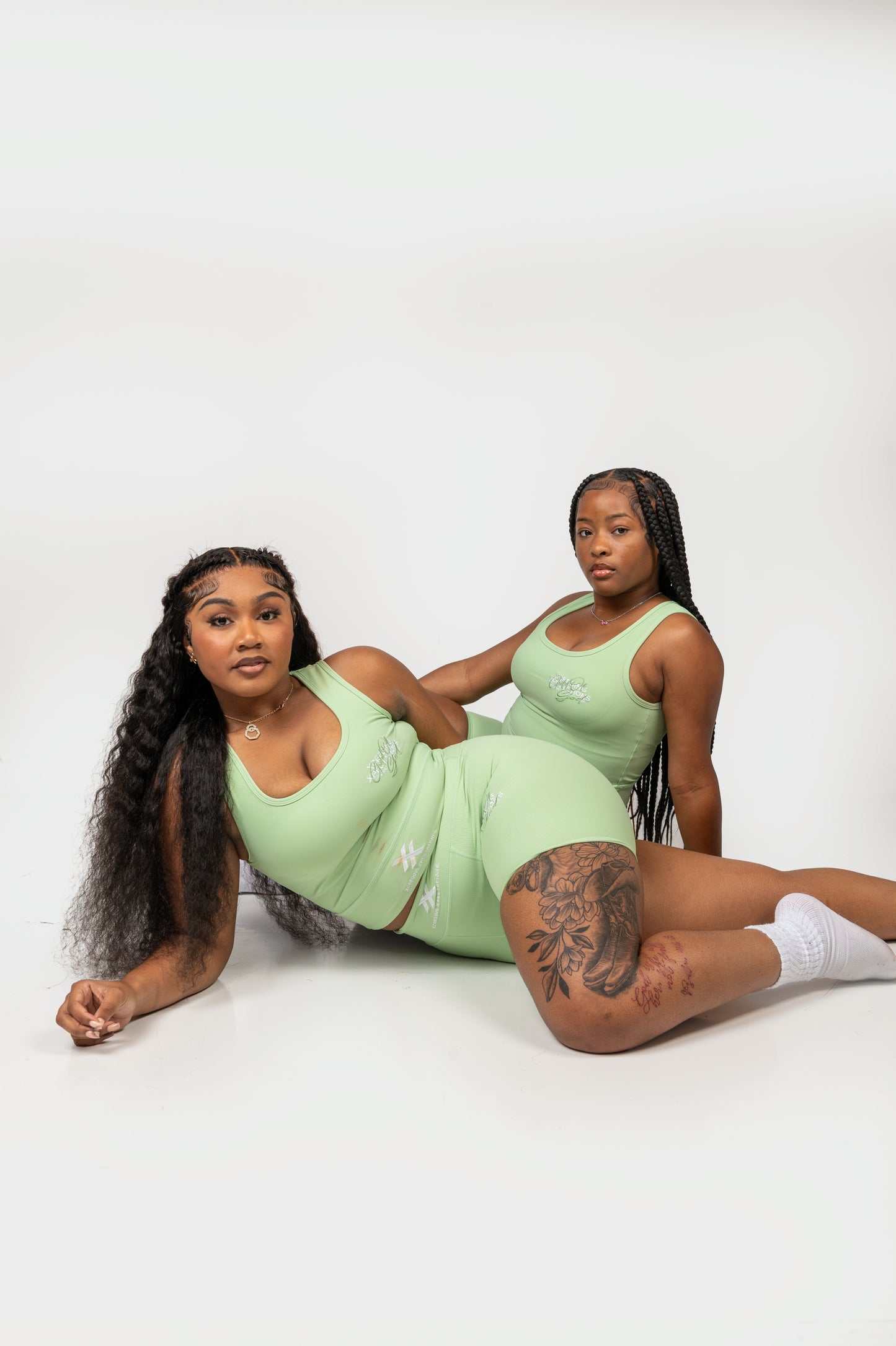 Blessed In Mint Girls Set