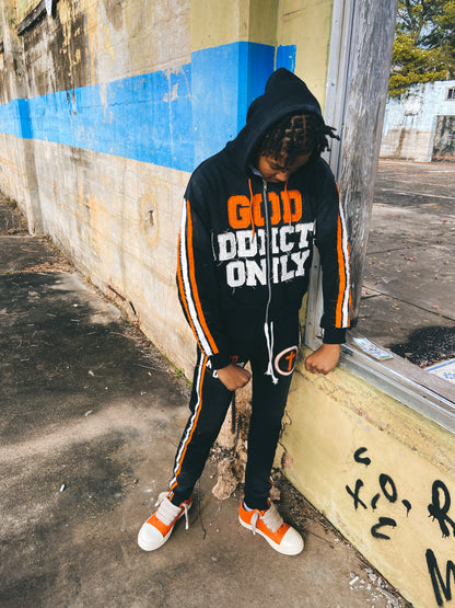 "GOD ADDICTS ONLY" SWEATPANTS